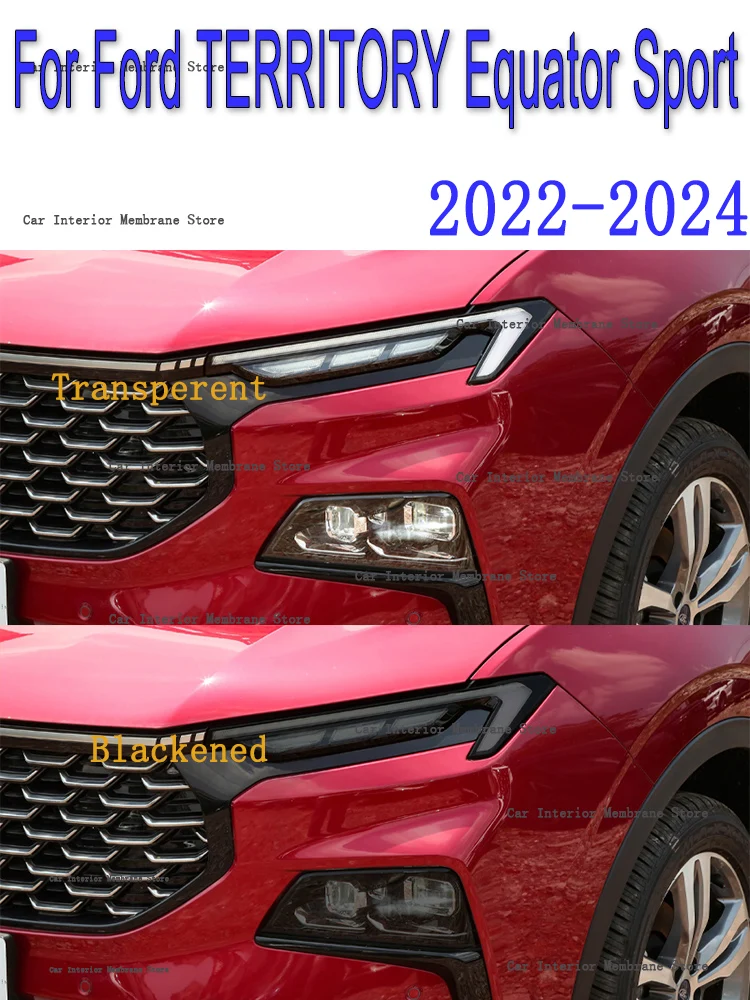 

Для Ford TERRITORY 2022-2024 ТПУ внешние фары автомобиля защитная пленка от царапин ремонт фар наклейка аксессуары ремонт