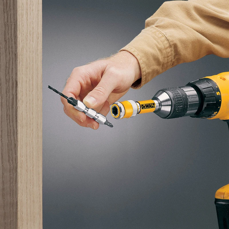 DEWALT #6 #8 #10 perceuse Flip Drive unité complète DW2700 DW2701 DW2702 foret à bois 2 en 1 fraise 6mm 8mm 10mm