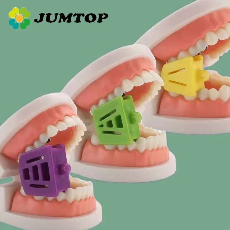 JUMTOP 3Pcs Dental Occlusal Pad Rubber Bite Block S/M/L Lip Cheek Retractor Mouth Opener Dentistry Tools