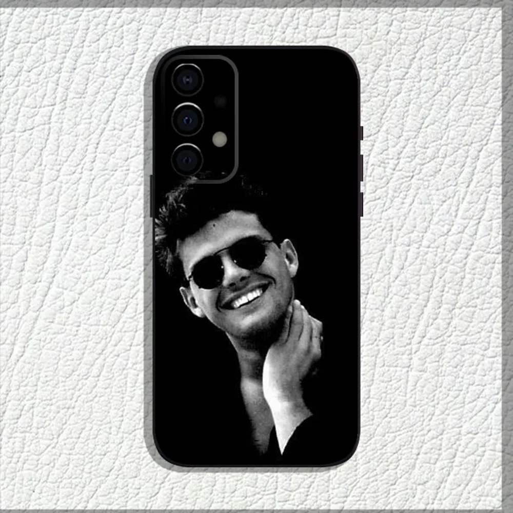 L-Luis Miguel Singer Phone Case For Samsung Galaxy A13,A21s,A22,A31,A32,A52,A53,A71,A80,A91 Soft Black Shell