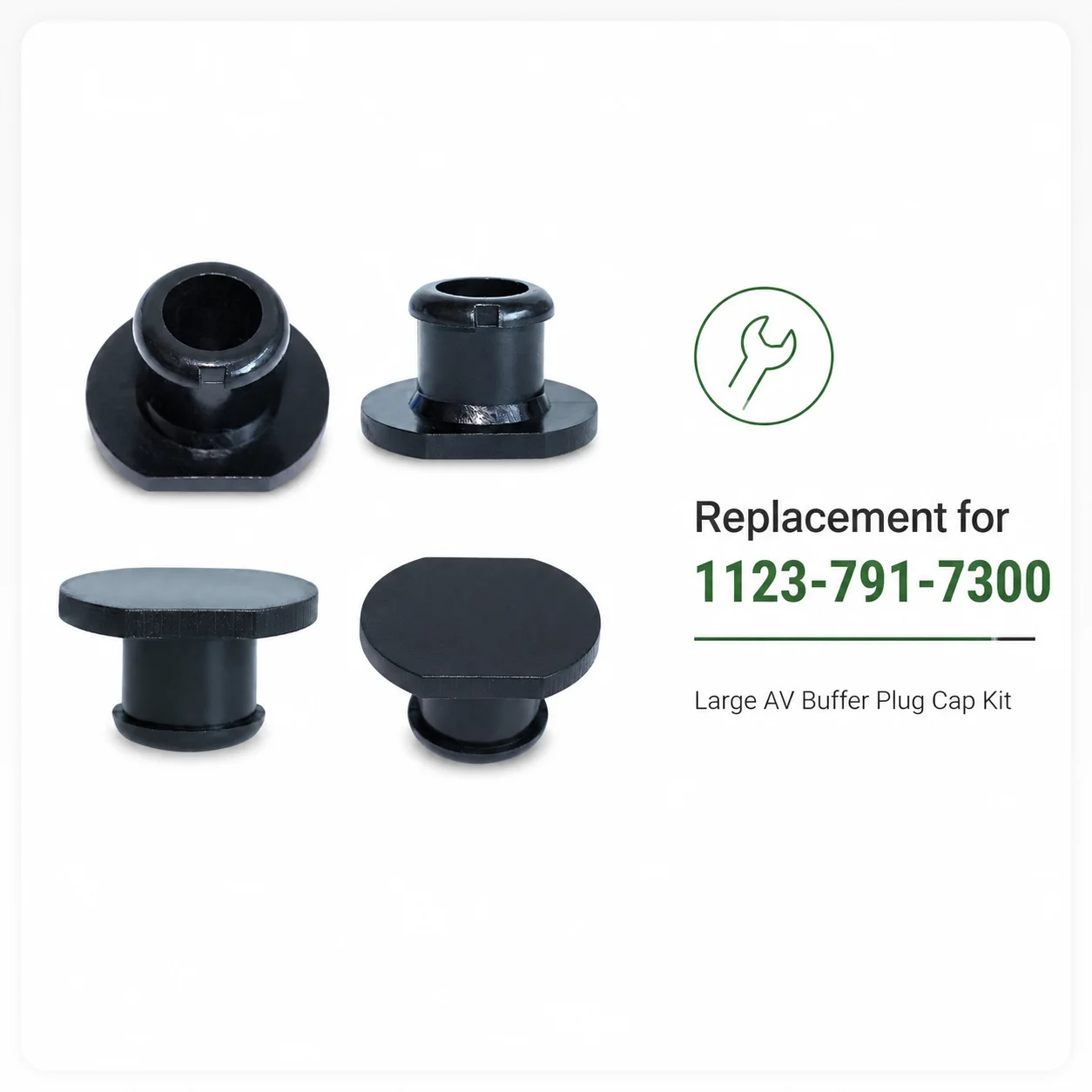 AV Buffer Plug Cap Kit For Stihl 021 023 025 MS210 MS230 MS250, Replacement AV Mount, OEM 1123-791-7300, Chainsaw Parts