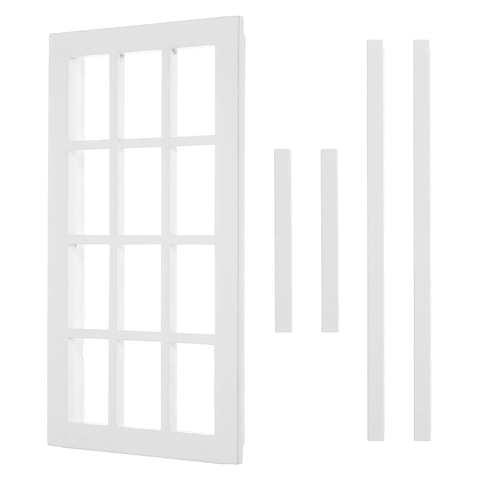 Mini DIY Shutters Craft Accessories Dollhouse Window Model Furniture Miniature Bedroom