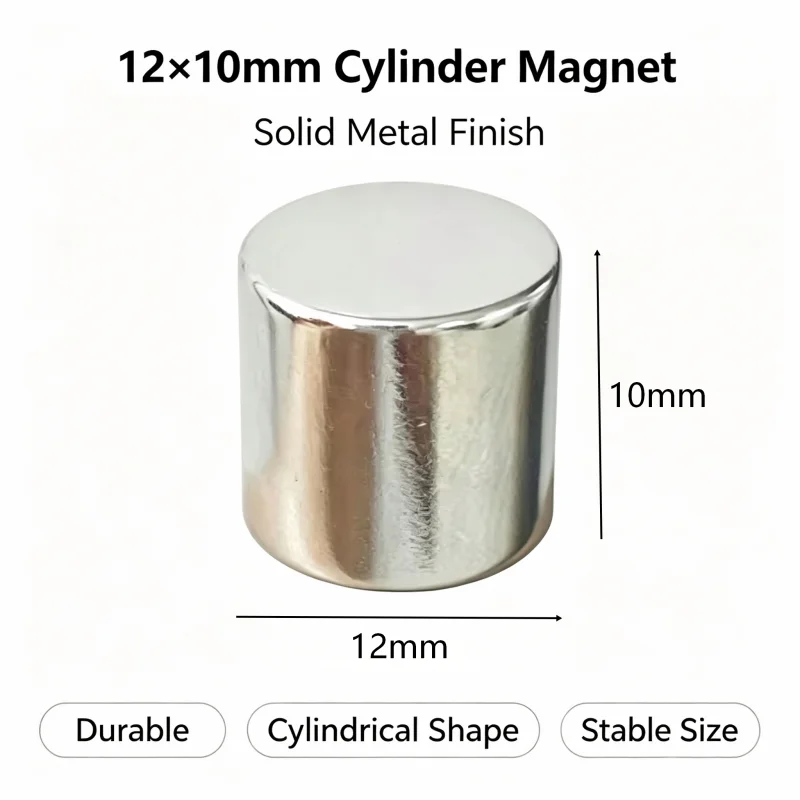 2-45PCS 12x10mm Neodymium Magnets Strong Permanent NdFeB Round Disc Magnet for DIY Craft Office Industrial