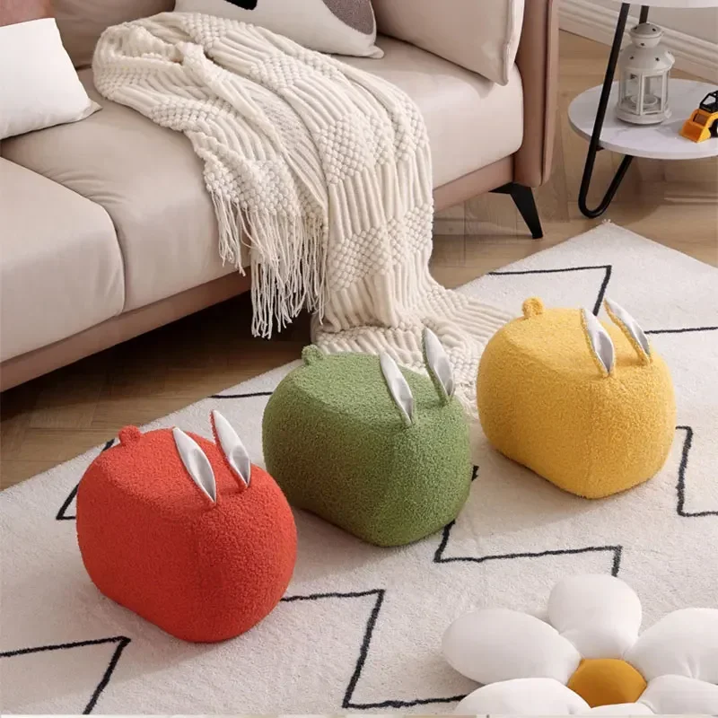 Small Modelling Cartoon Doorway Shoes Stool Living Room Children Cute Small Sofa Stool Home Furniture Animal Small Stool