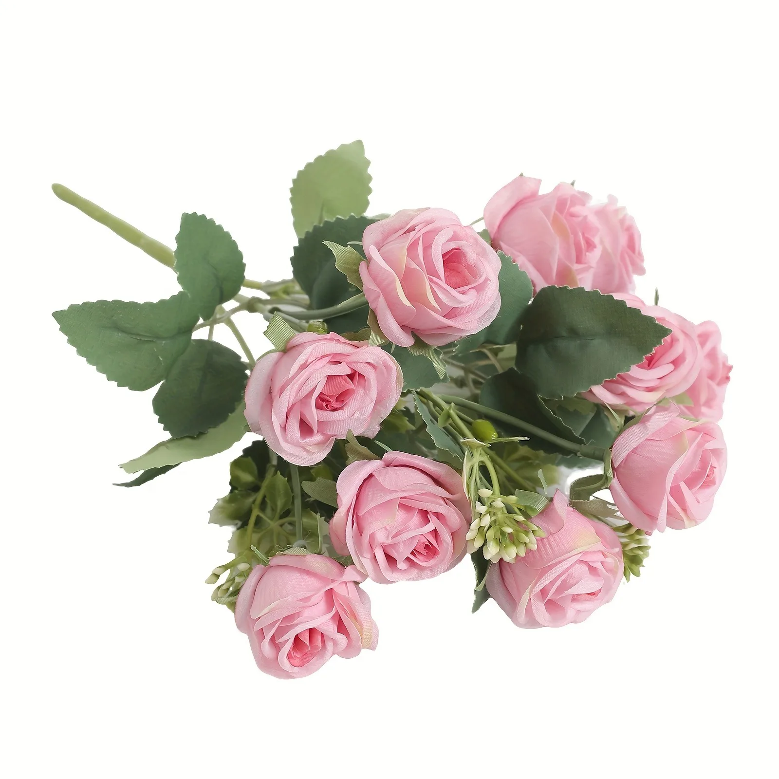 1/2 Stücke Rose Künstliche Blumen Bouquet 30 CM Seide Gefälschte Blume für Wohnkultur Hochzeit Dekoration Party Supplies Vase Ornament – Detail 2