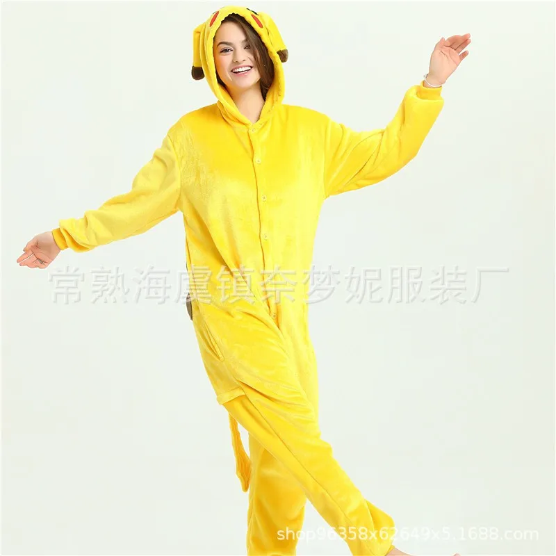 Pokemon Gengar Snorlax Pikachu Charmander Pluche Full Body Onesie Pyjama Anime Cosplay Kostuum Voor Volwassenen Kind Halloween Kerst