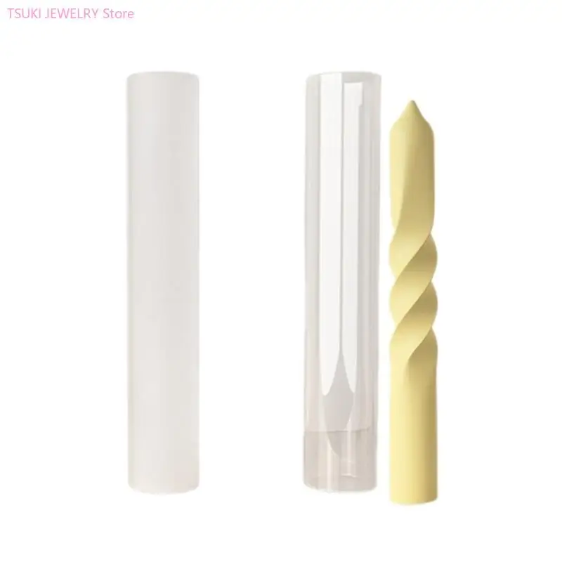 

62KE Spiricle Shapes Silicone Mold Handmade Wax Mould Durable Epoxy Resin Moulds Aromas Casting Molds