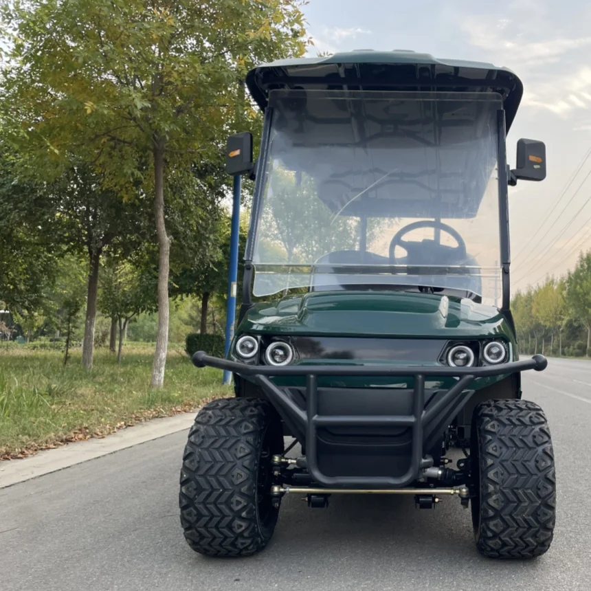 New Off-Road Electric Golf Cart Model C+ Customized Forward/Reverse Taillights And Emergency Flashers Backup Camera Golf Cart