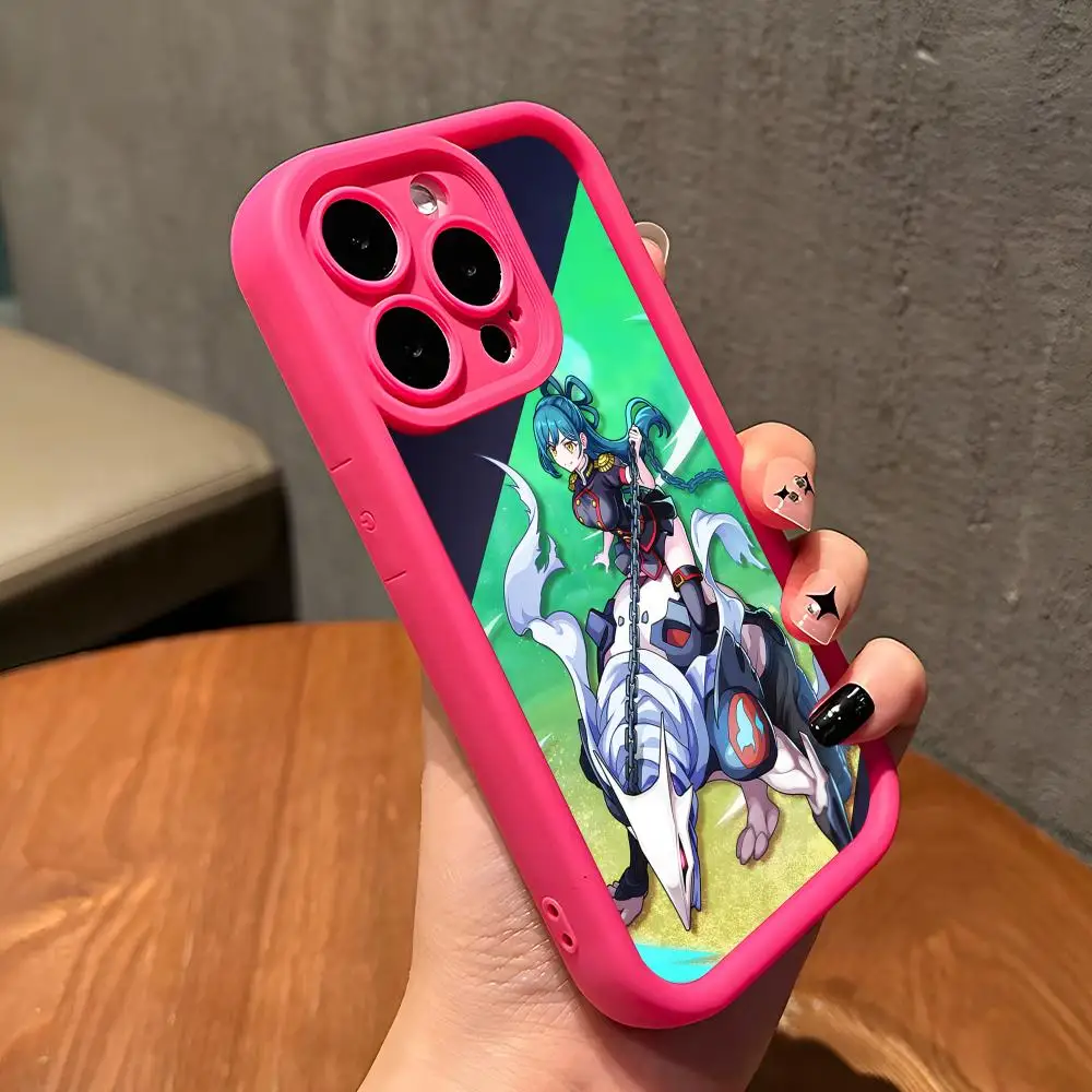 

Чехол для телефона Mato seihei no slave Himari для iPhone 17 16 15 14 13 12 11 Air Pro Max Plus, утолщенный, из ТПУ, разноцветный, красивый, роскошный