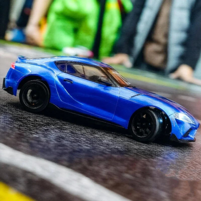 New HPI Stage D24 1/24 Brushed Remote Control 5CH Simulation GR Supra Drift Racing Car Electric Desktop Model With LED And Track