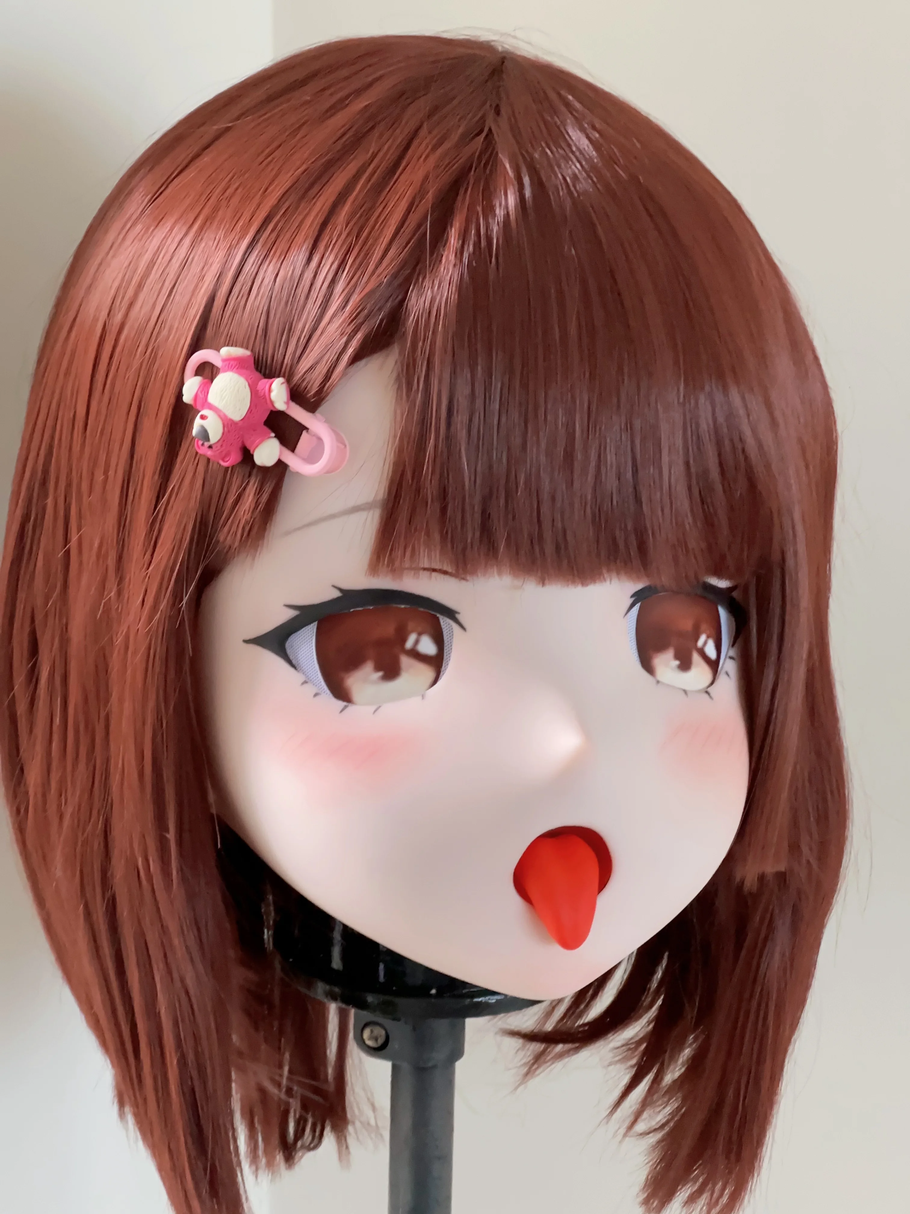 (XYQ20) Aanpassen Karakter Crossdressing Vrouwelijke/Meisje PLA Volledige Hoofd Met Slot Anime Cosplay Japanse Animego Kigurumi Masker