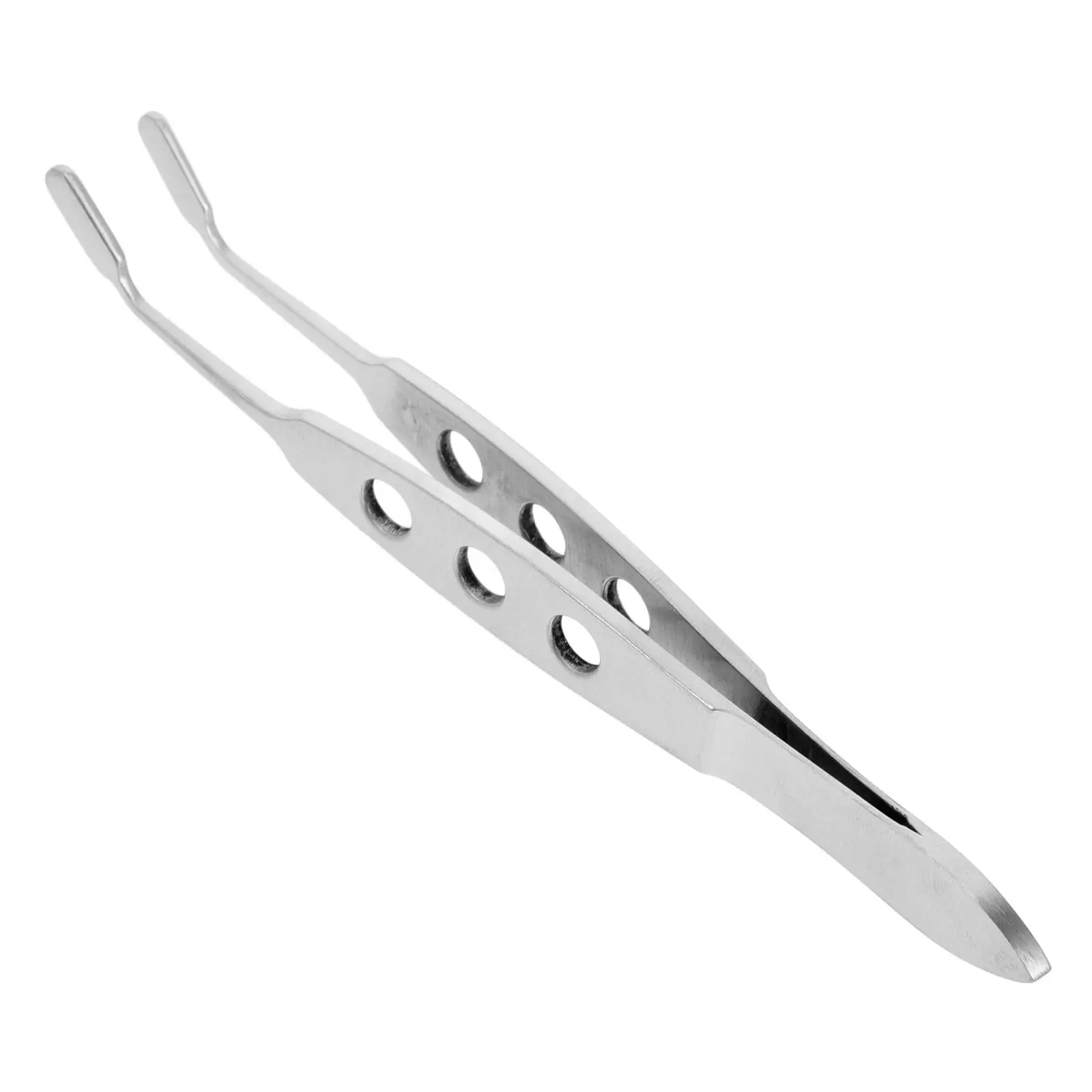 Stainless Steel Eyelid Tweezer Meibomian Gland Smooth Tip Eyelid Plate Flipper Dry Eye Massage Tool Dry Eyes Tweezers