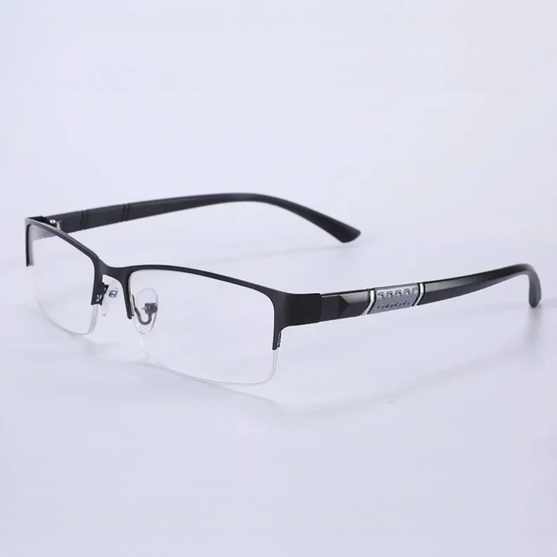 

Metal Half Frame Reading Glasses TR90 Material Suitable for Hyperopia Business Men Ready To Wear EyeGlasses Power Range 1.0~4.0