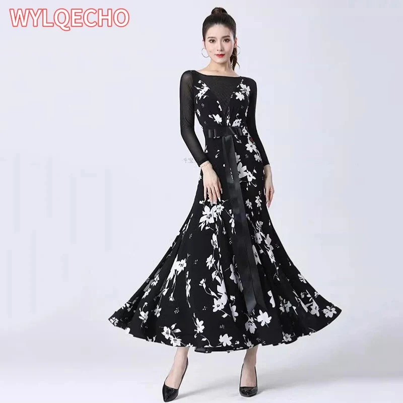 

Ballroom Dance Dress High-grade Modern Practice Costume National Standard 2024 New Women Tango Waltz Stage Performance Clothes