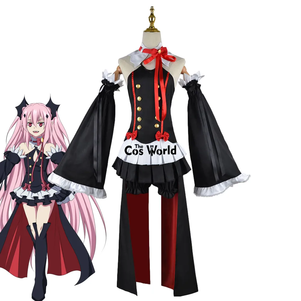 

Серафим Конца Крул Цепеш Хэллоуин Униформа вампира Одежда Аниме Косплей Костюмы