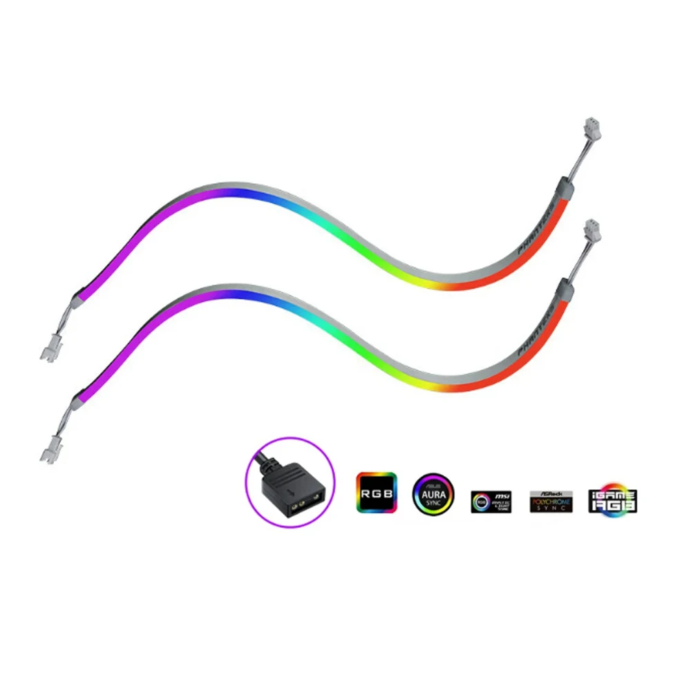 PHANTEKS Light Strip For PC Case Chassis ARGB Neon Computer Case Decoration LED Strip Set Flexible Lamp Tape
