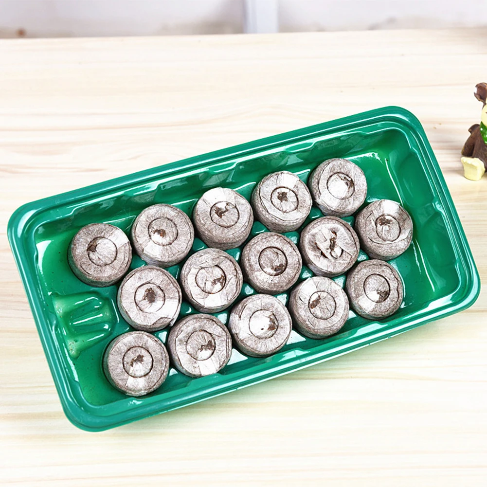 10/20pcs Seedling Soil Block Jiffy Peat Pellets Maker Starting Plugs Seeds Start Household Garden Planting Elements