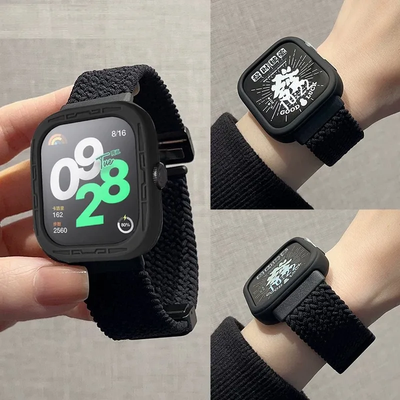 20mm 22mm Watch Strap for Xiaomi Redmi Watch 5 Active/5 Lite Accessories Smartwatch Parachute Bracelet for Xiaomi Watch S5 4 3 2