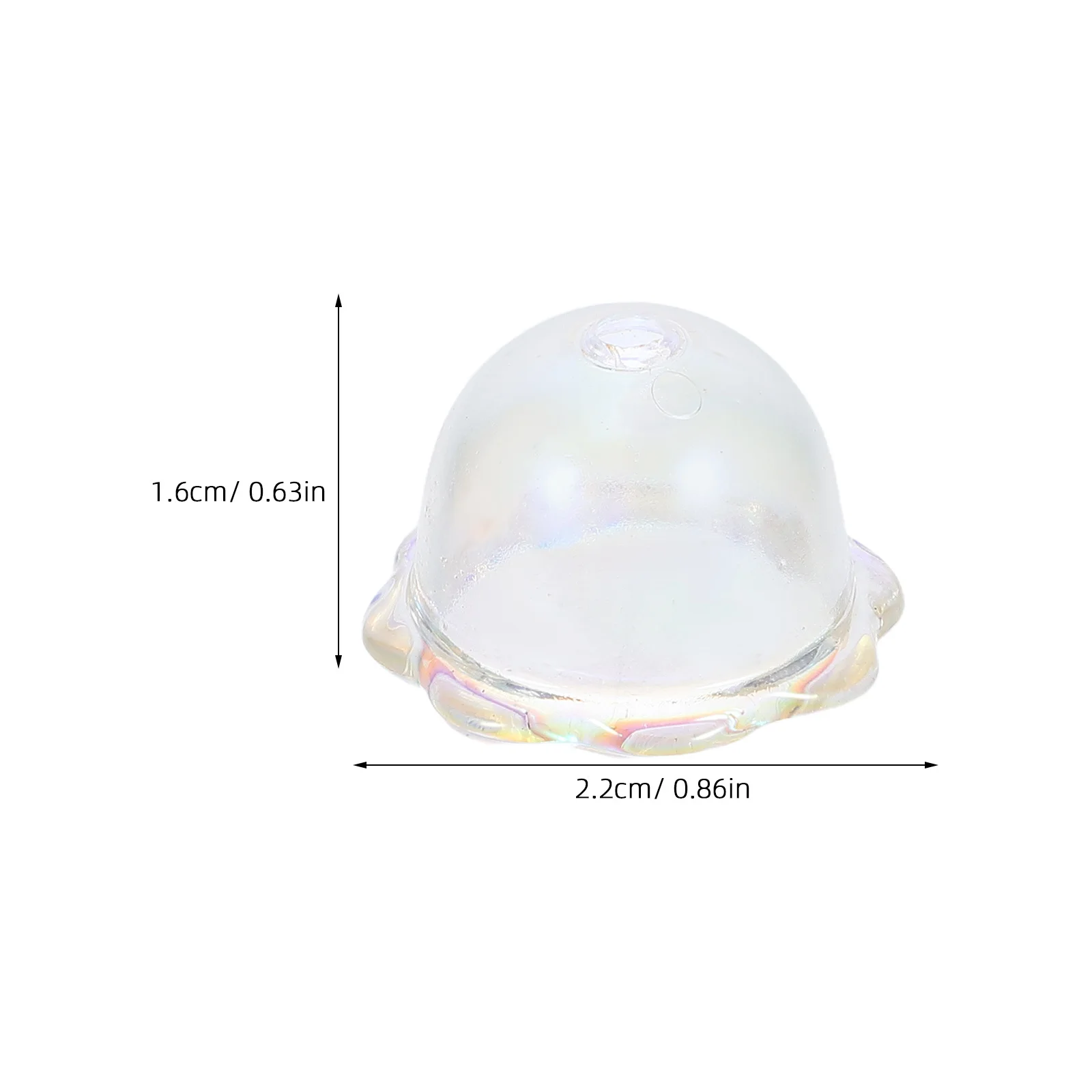 6 قطعة سحر زهرة الأكريليك لصنع المجوهرات السائبة خفيفة الوزن الأزهار الخرز DIY بها بنفسك المشاريع الحرفية ديكور المنزل قلادة الإمدادات