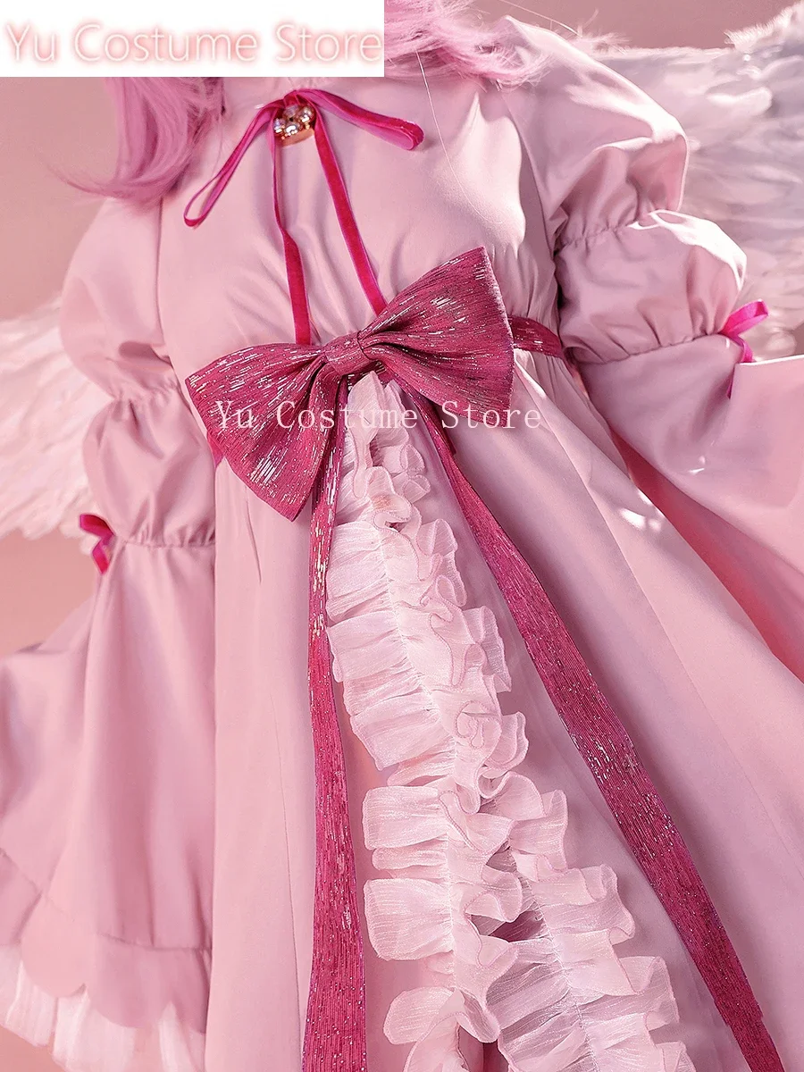 Yu Anime! Shugo Chara Hinamori Amu Game Suit Amulet Angel Dress Lovely Uniform Cosplay Costume Halloween Party Outfit Women