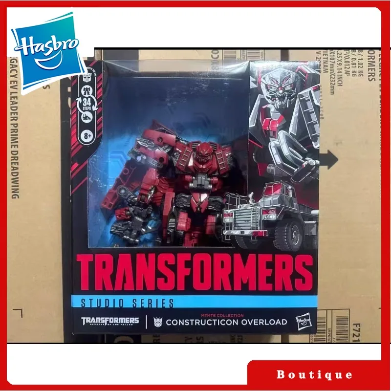

In stock Hasbro Transformers toys Studio Series Constructicon Overload Models Anime Movie Toys Robots Action Figures Gifts