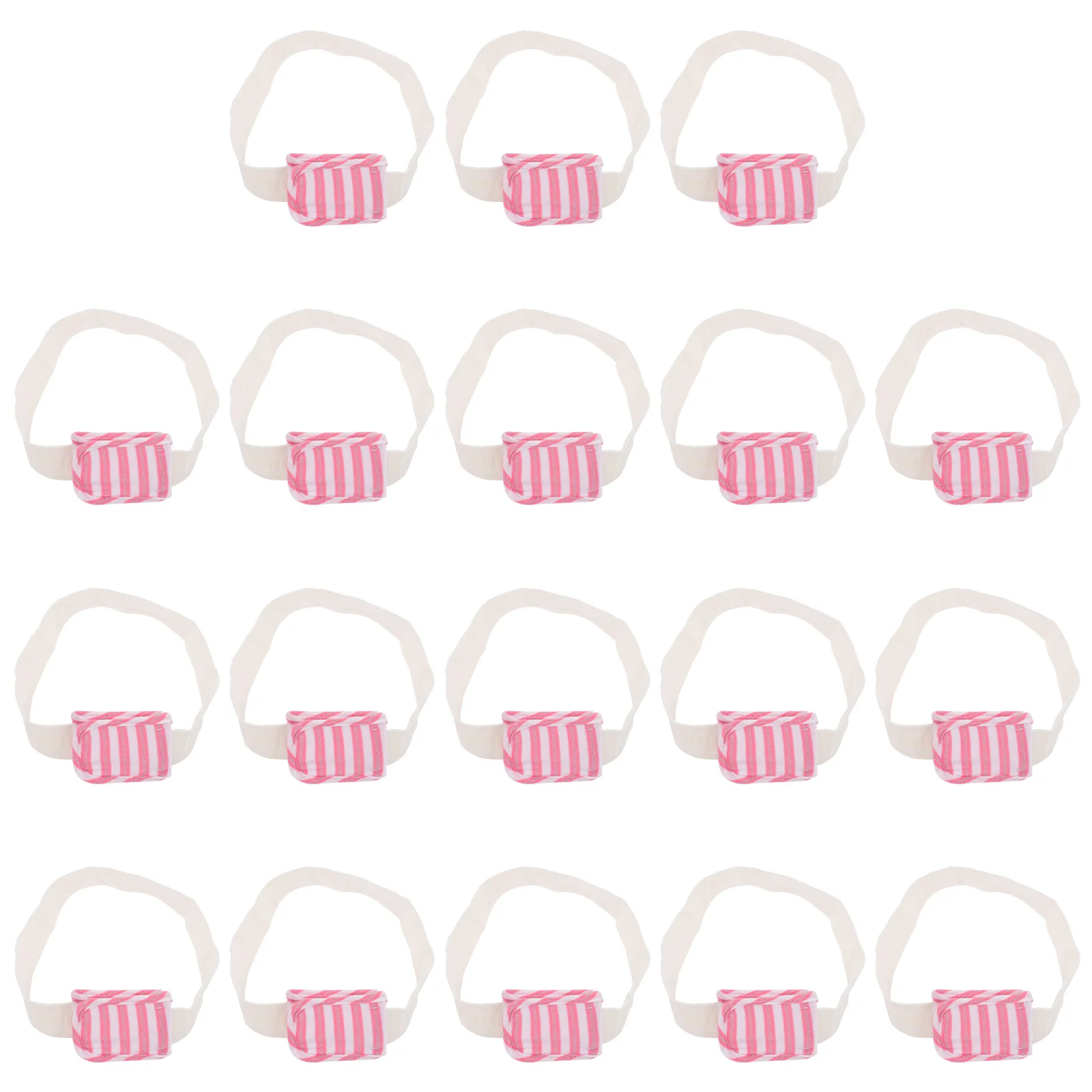 18Pcs Diaper Fixing Belts Baby Nappy Lightweight Adjustable Elastic Soft Fastener Buckles Baby Diaper Belt Supplies