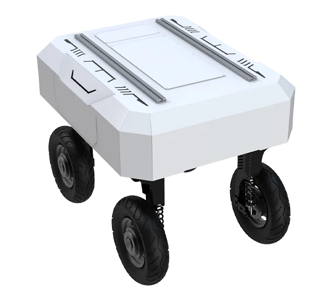 منصة روبوت جاهزة للحافلة CAN & ROS، هيكل توجيه رباعي العجلات وهيكل توجيه رباعي العجلات لرسم الخرائط الخارجية وأتمتة المصنع #5