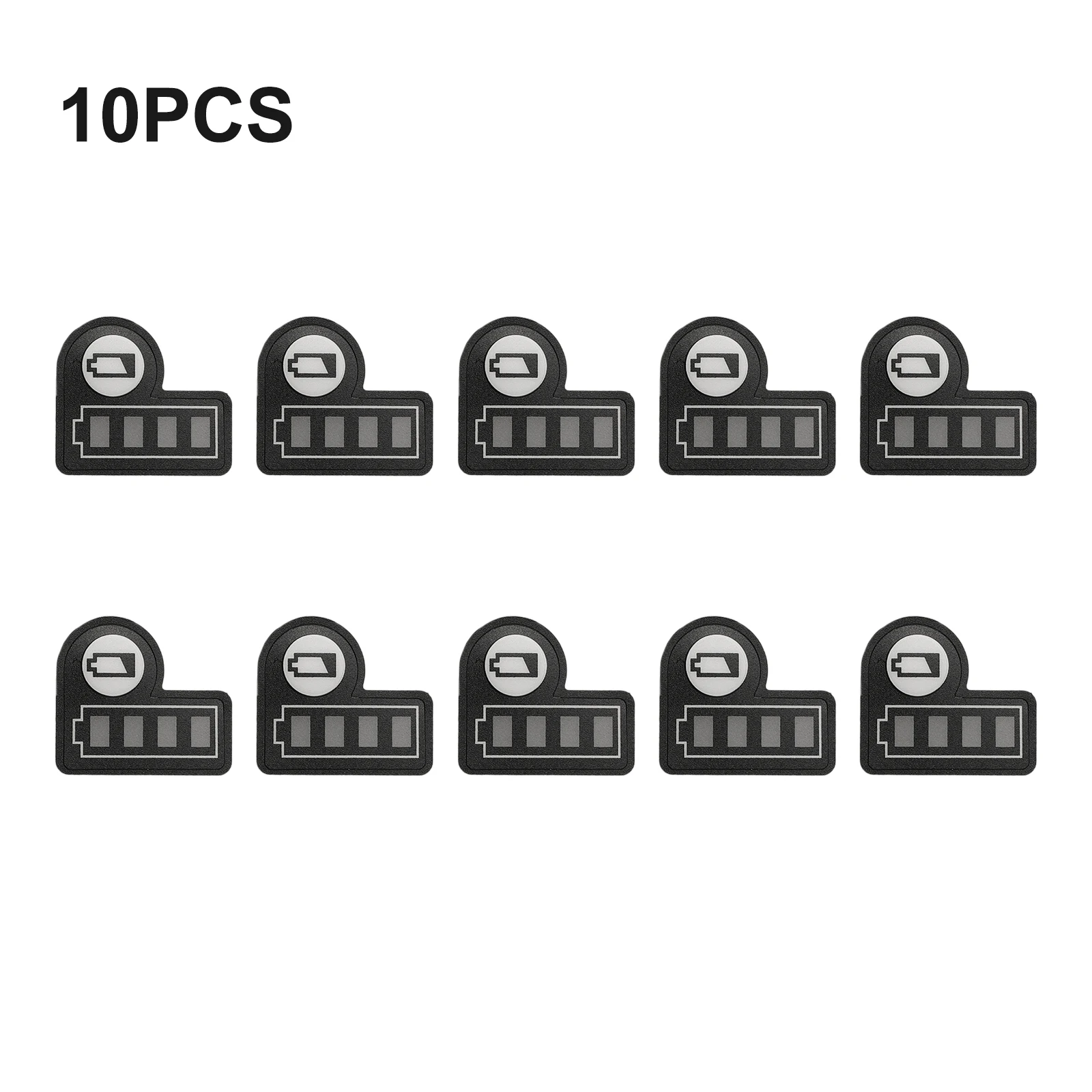 

10PCS Battery Capacity LED Stickers Lithium Battery LED Key Sticker Label Replacement For 18V 14.4V Lithium Battery BL1830 BL143