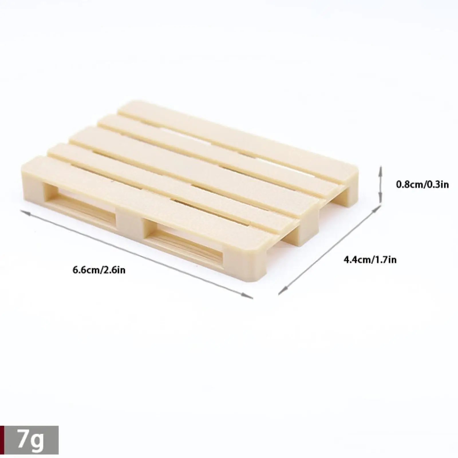 

1:12 Dollhouse Miniature Forklift and Pallet Educational Toys Miniature Traffic Toy for Dollhouse Landscape Sandtable Decor