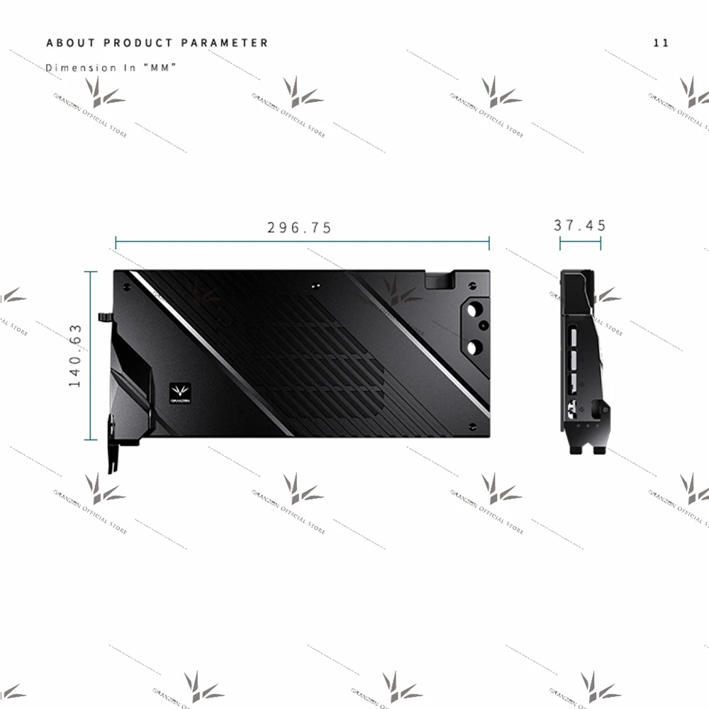 Imagem -06 - Granzon-bloco de Água Gpu para Asus Rog Strix lc Tuf Gaming Geforce Rtx 4090 Placa de Vídeo og Radiador Cooler Gbn-as4090tufog