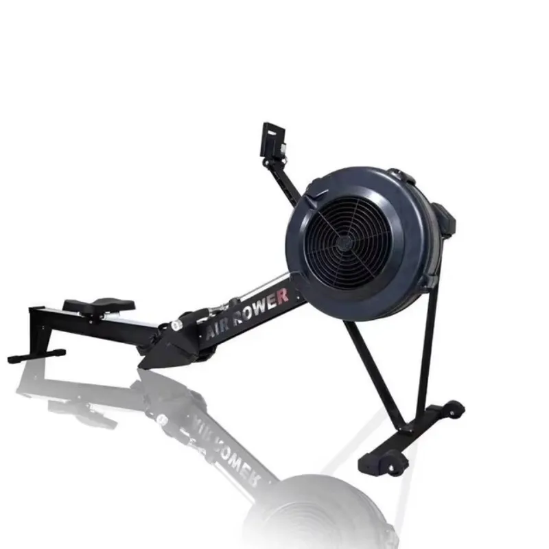 Commercial Air Rowing Machine Magnetic Rower Machine with Dual Slide Rail Adjustable Rowing Machine