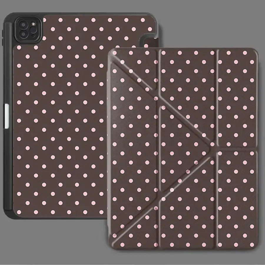 Luxury Ins Polka Dots Tablet Case For iPad Pro 2025 Air 4 5 M3 M2 M4 11inch Pro 11th 10th 9th 8th 7th 12.9inch Mini 6 7 Holder