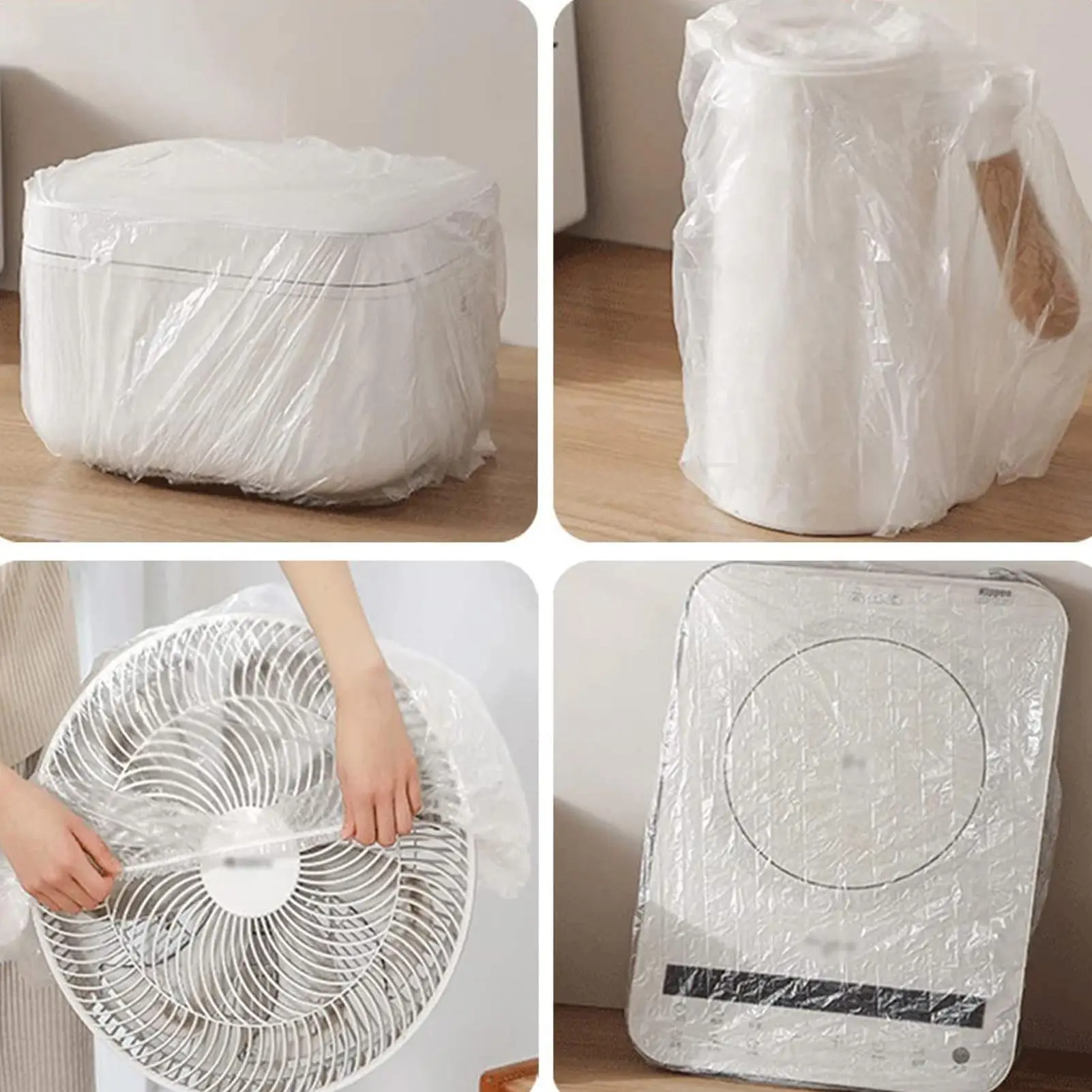 10PCs Extra Large Disposable Dust Covers for Rice Cooker Baking Pan Microwave Oven Protective Cover Household