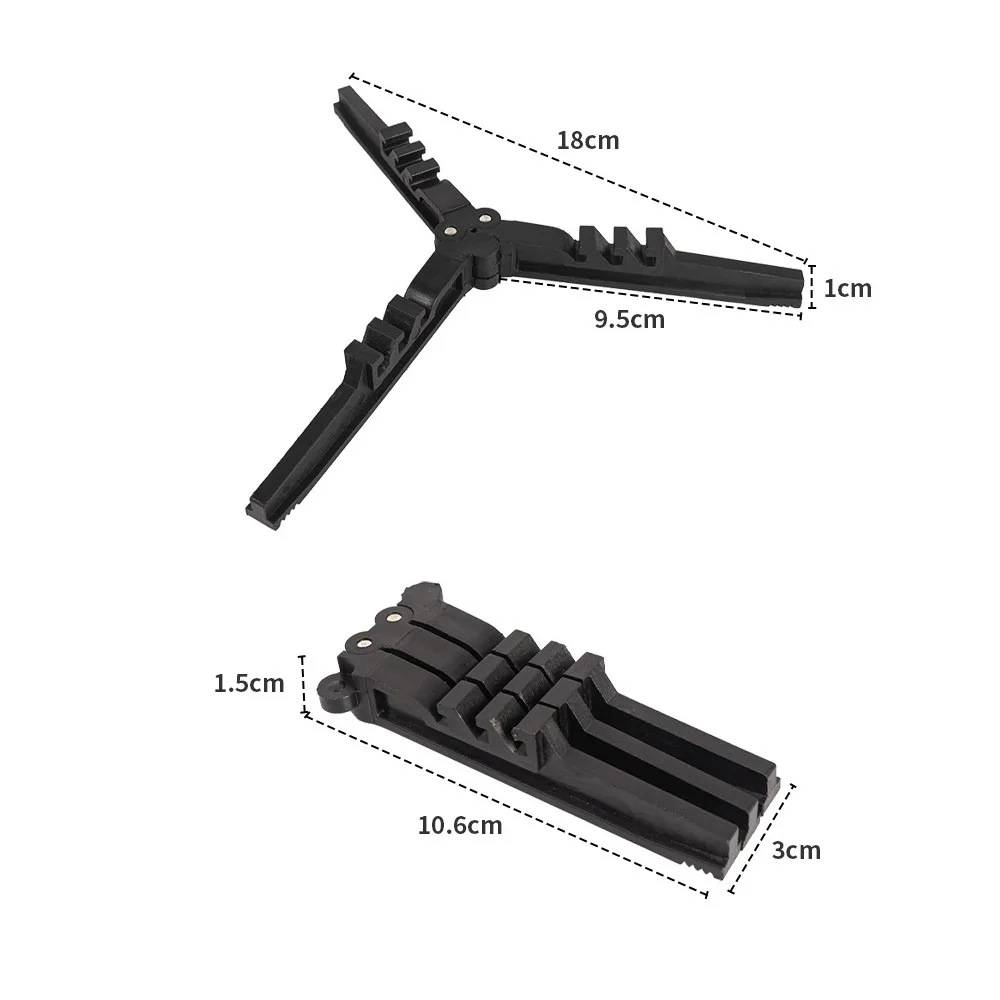 Outdoor Camping Gas Tank Rack Lightweight Foldable Canister Tripod Stand Base Bottle Shelf Gas Cylinder Stove Accessories 6