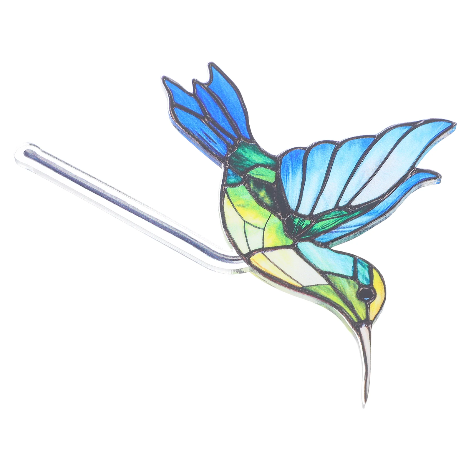 

Colorful Acrylic Bird Figurines Garden Decorative Yard Signs Flower Planter Bonsai Ornament Outdoor Lawn Art Durable for Yard