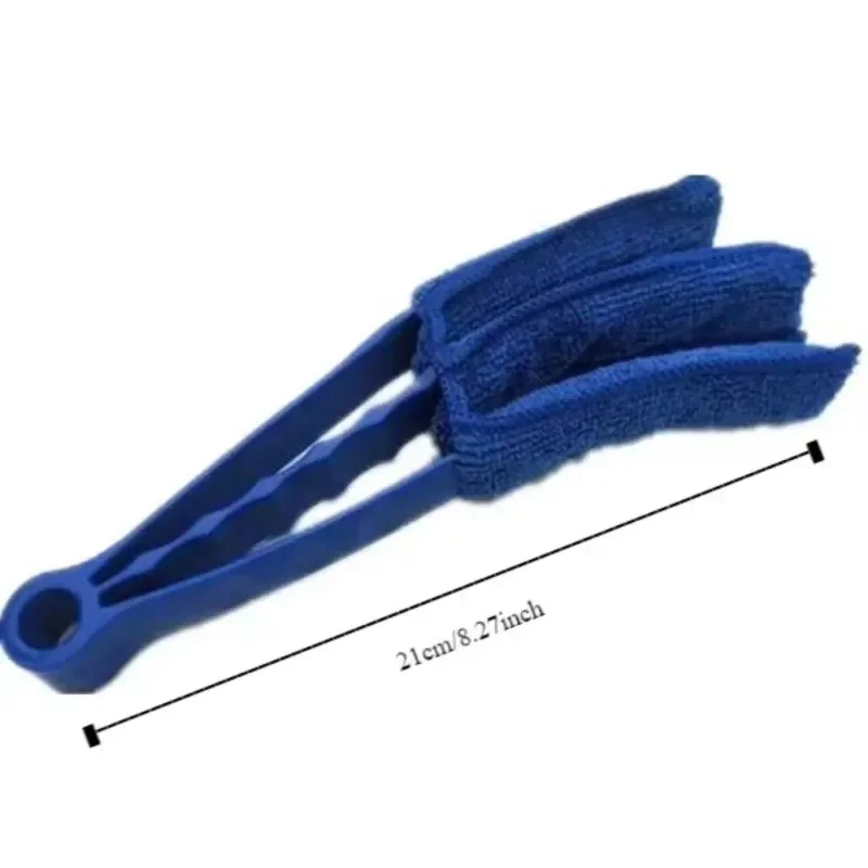 Blind Cleaning Brush Microfiber Dust Removal Tool for Blinds Vents Car AC Shutters Washable Flexible Bristles Compact Design