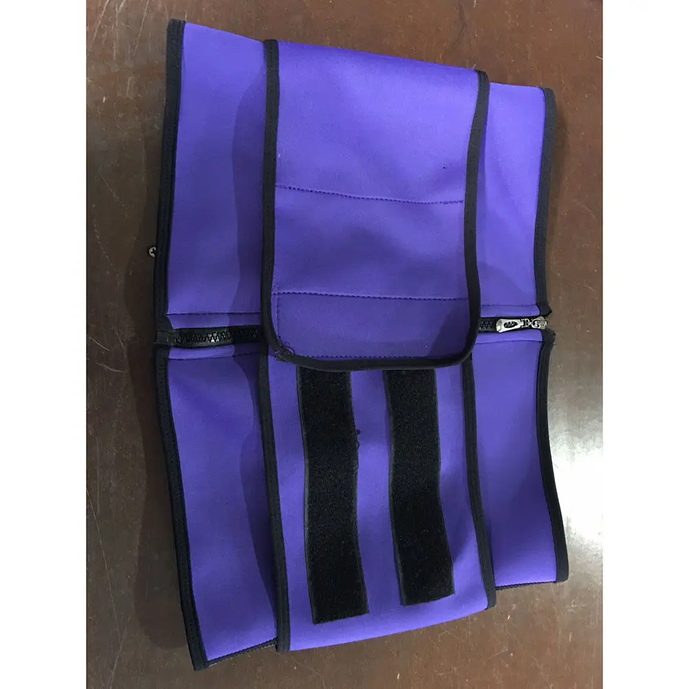 

1 шт. Женский фиолетовый пояс-корректор для талии размера XXXL с высокой талией, для коррекции осанки, фитнеса, контроля живота и улучшения походки