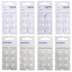 Signia Click Connexx Sleeve Original Silicone Ear domes ,for Siemens Signia Rexton CIC ITC and RIC Model Hering Aids