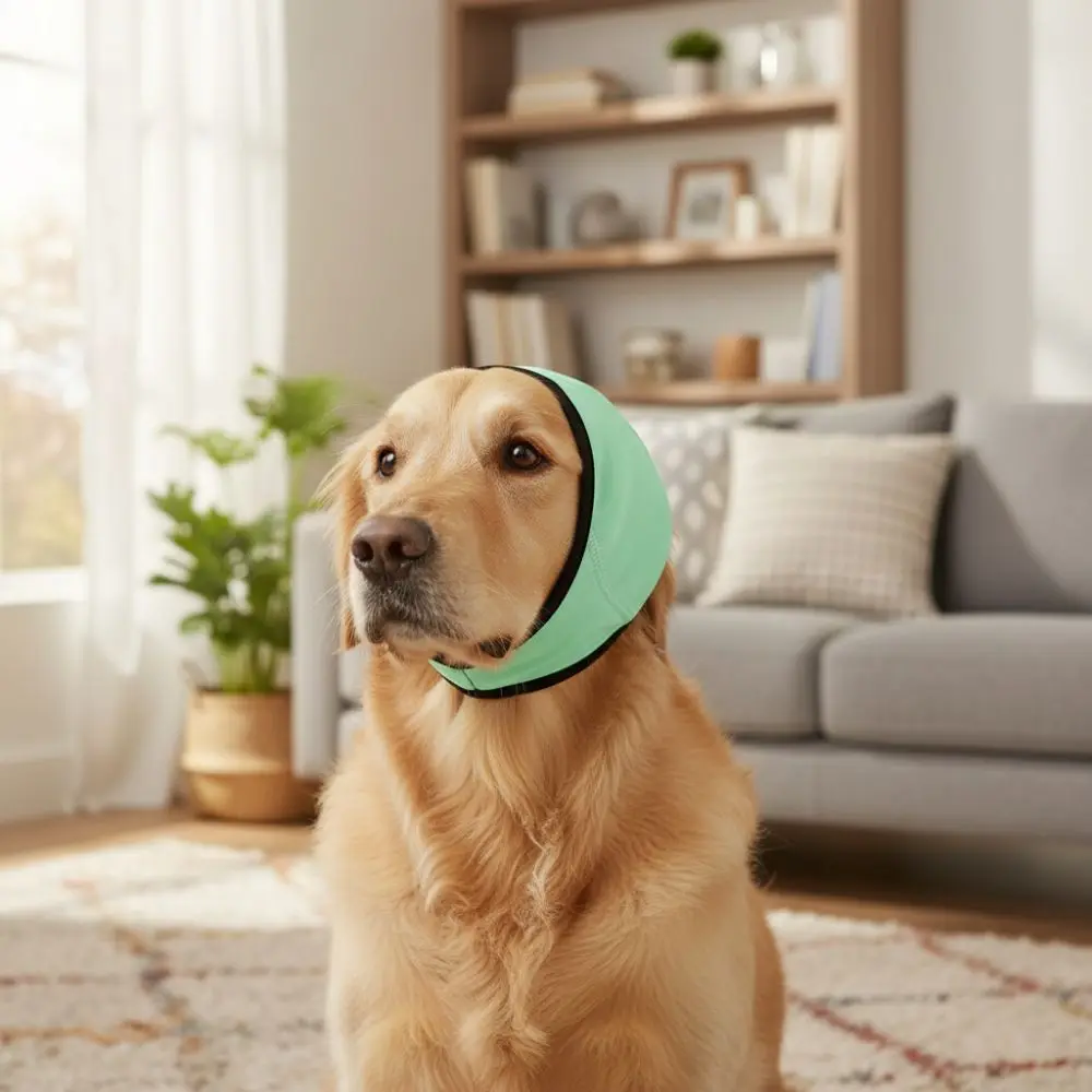 Noise Reduction Dog Ear Covers Anti-Noise Waterproof Dog Calming Earmuff Shock Proof Soft Warm Pet Ear Muffs Rainy Day