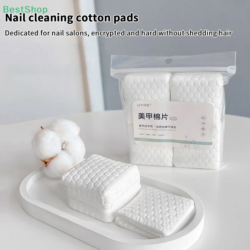 ★ ★ ★ Tampone di cotone per la pulizia delle unghie da 200 pezzi, cotone speciale per la pulizia della colla per smalto