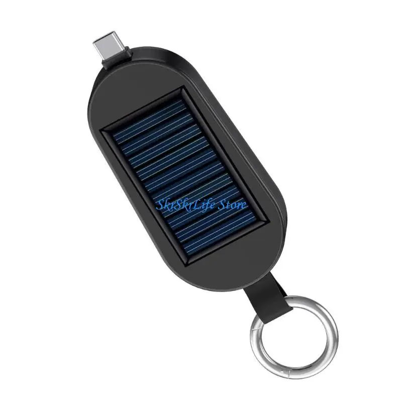 

E65E Pocket Sized Emergency Solar Adapter With Double Charging Mode And Safe Protections For Mobile Devices