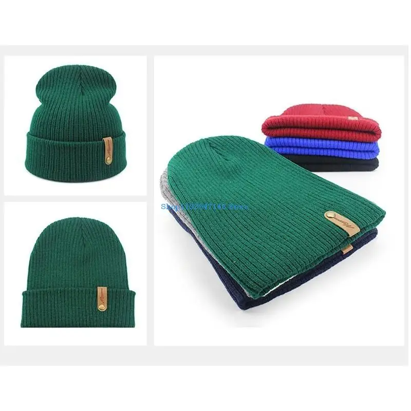 

P88B Multifunctional Comfortable Hat Handmade Hat Elasticity Commuters Knitted Hat for Running and Casual Outings