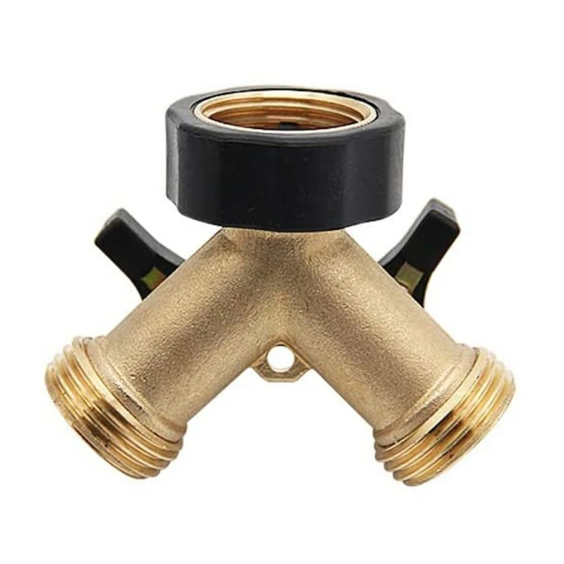 Hose Barb 3/4" Female Thread 2 Way Brass Ball Pipe Fitting Connector Dropship image 6