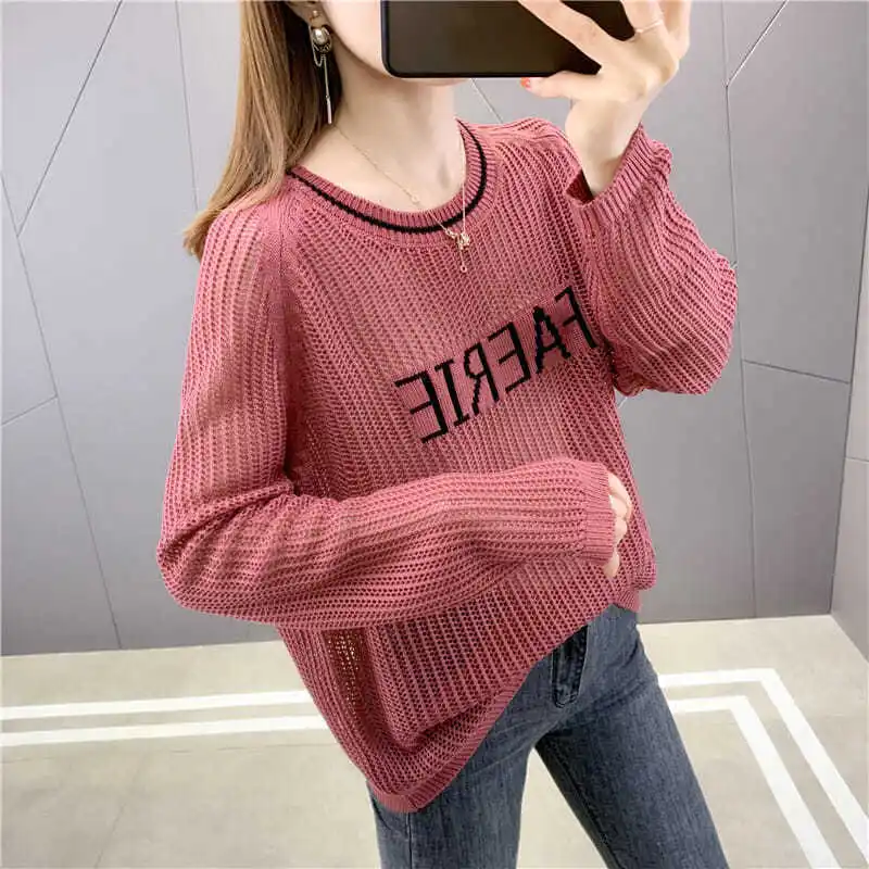 

Cheap wholesale 2021 spring summer autumn new fashion casual warm nice women Sweater woman female OL white sweater BAy116