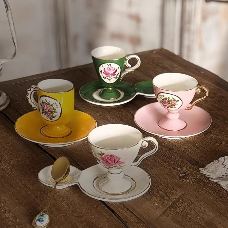 

Italian Espresso Cup of Consecration Bone China afternoon Tea Cups and Mug Set Turkish Coffee Dishes for Persons Glassware Mug A