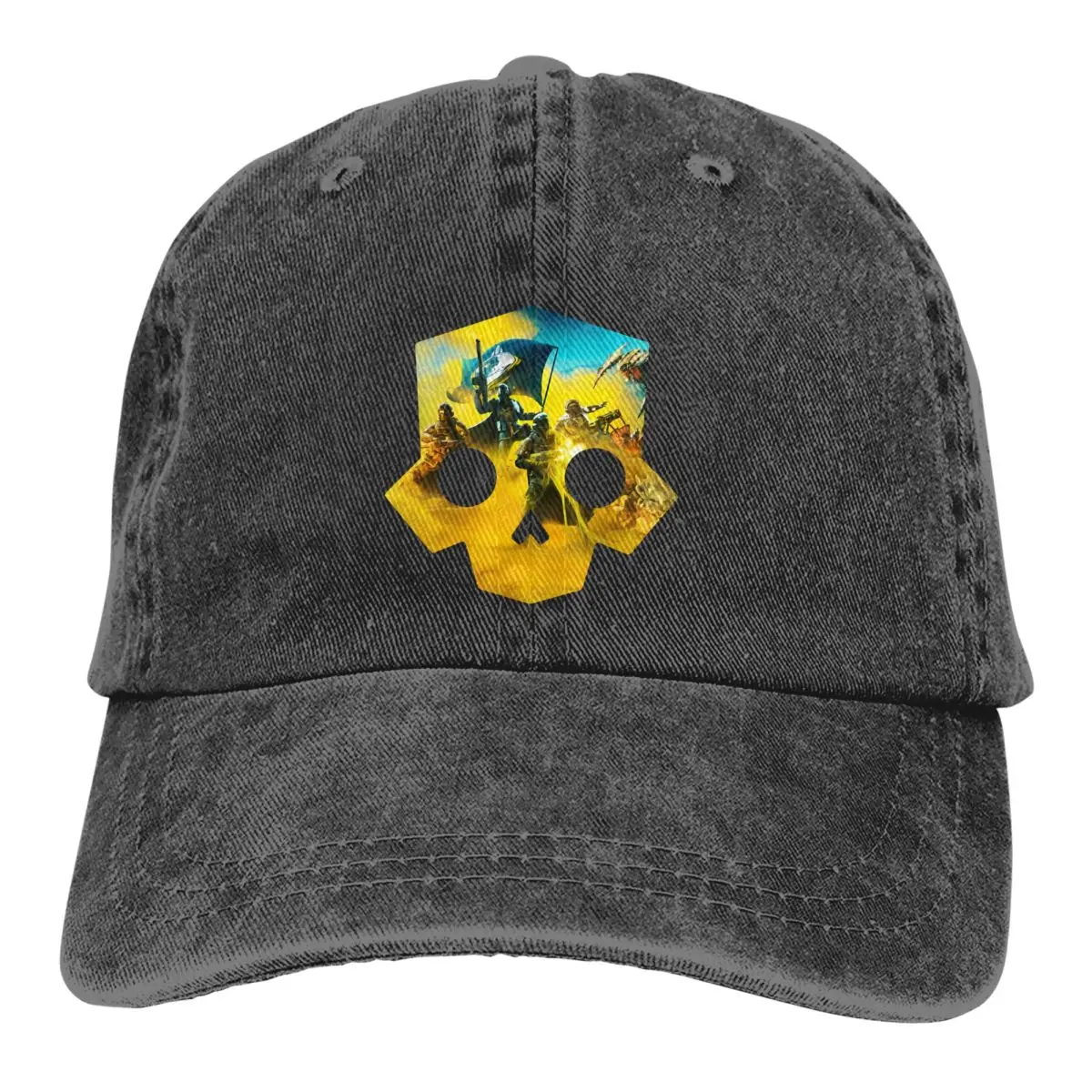 

Summer Cap Sun Visor Video Hip Hop Caps Helldivers Cowboy Hat Peaked Trucker Dad Hats