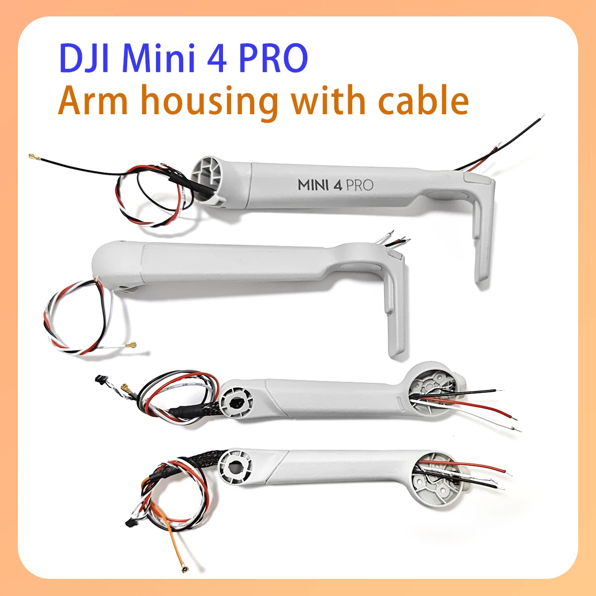 

Original Mini 4pro left right rear arm motor plastic cover suitable for DJI Min4pro drone maintenance spare parts