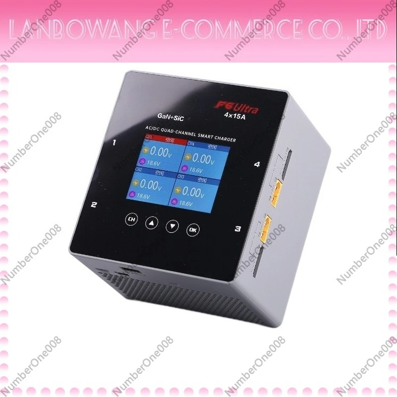 F6Ultra Dual-Mode 4-Channel Smart Balance Charger 1000W High-Power LiPo Battery Charger with Built-in Power Supply