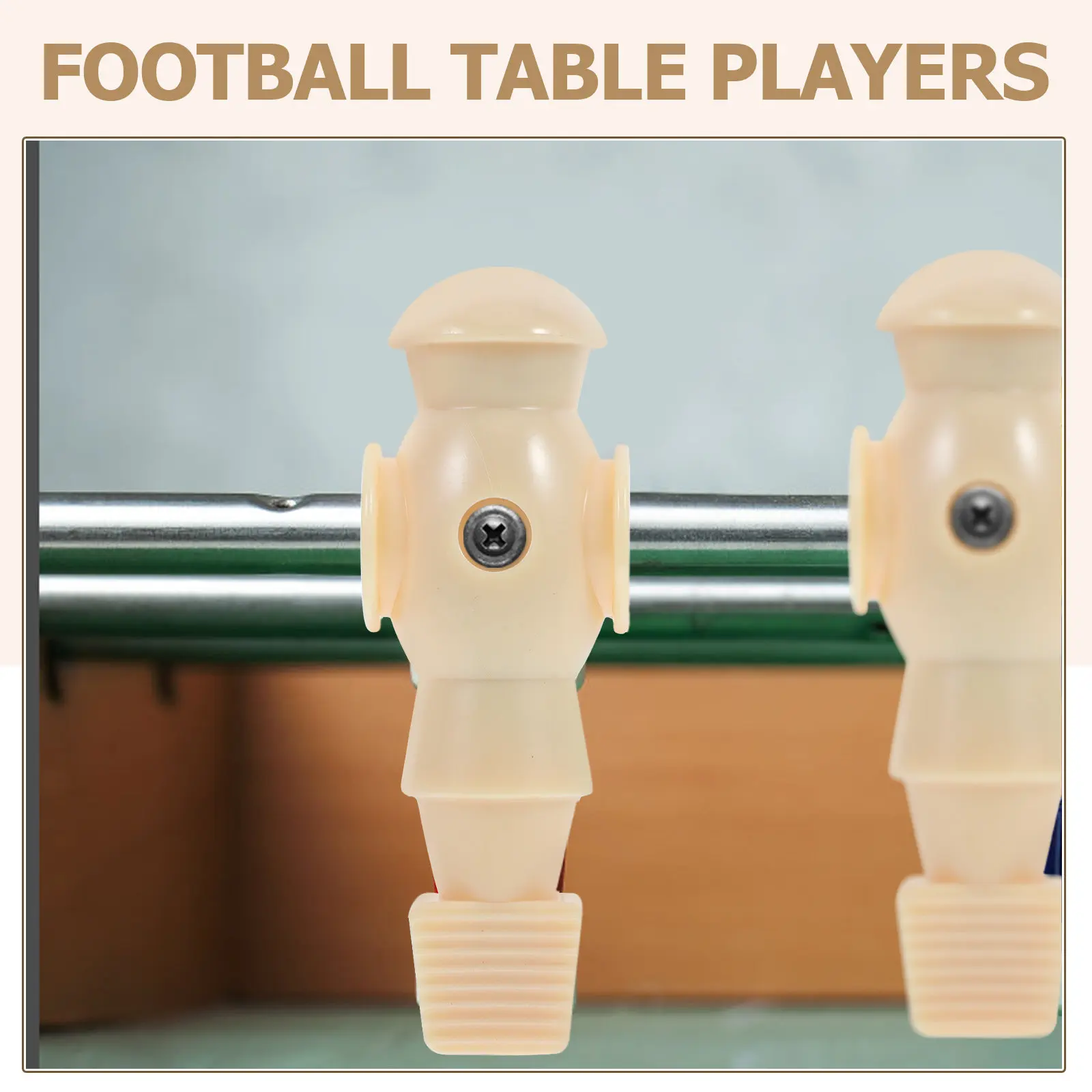 4Pcs Table Football Players Resin Replacement Set Color Foosball Game Accessories High Precision Control Figures