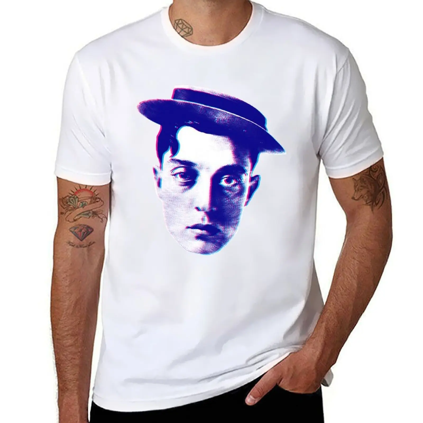 

buster T-Shirt funny t shirts dark humor cotton tshirt 100% T-Shirt